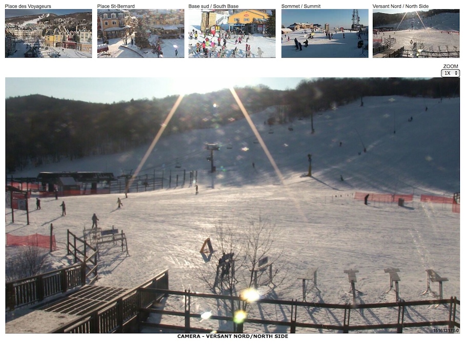 Web Cam Weather Conditions Observations<br />Courtesy of Tremblant.ca