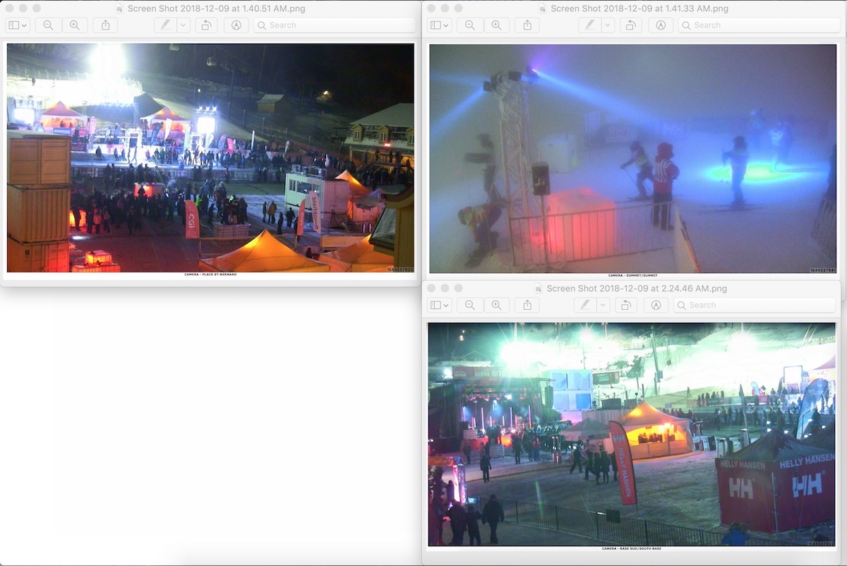 Web cam Snap Shots Courtesy Of Tremblant.ca