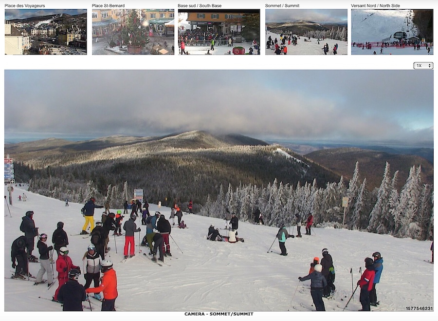 Web Cam Snap Shots Courtesy of Tremblant.ca