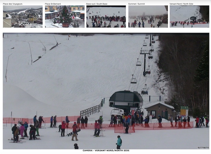 Web Cam Snap Shots Courtesy of Tremblant.ca