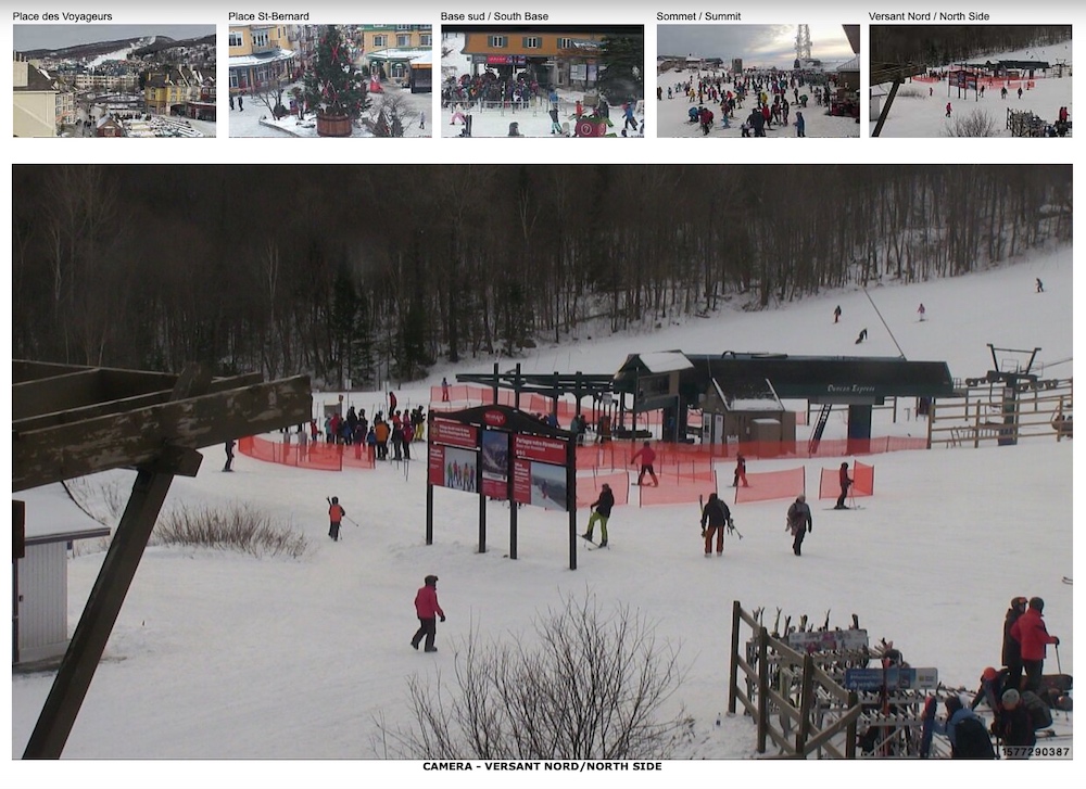 Web Cam Snap Shots Courtesy of Tremblant.ca