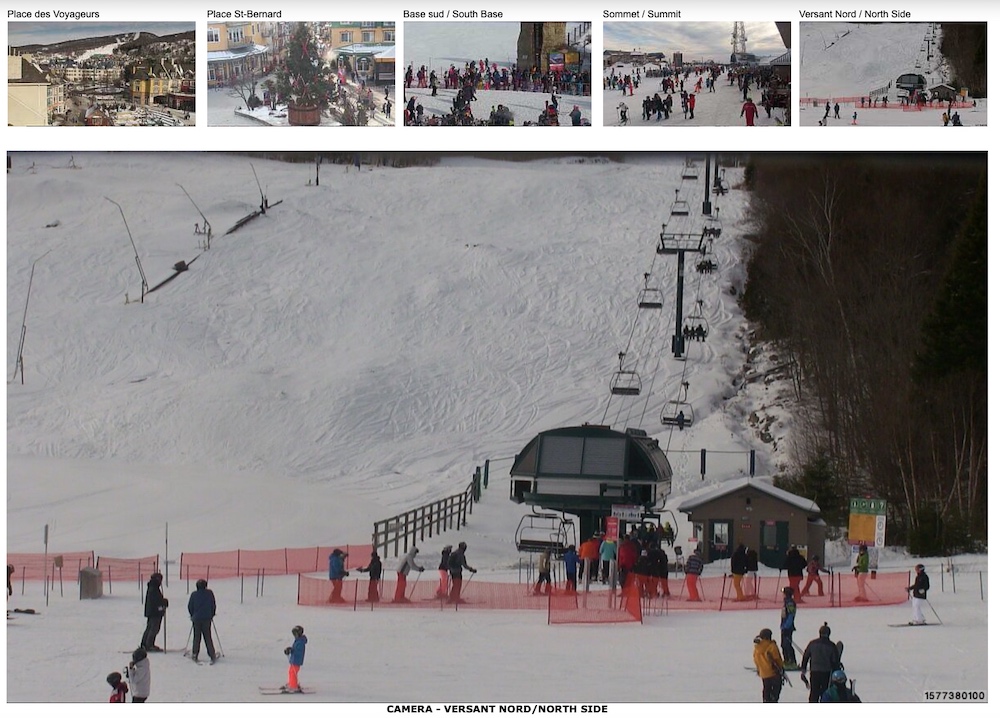 Web Cam Snap Shots Courtesy of Tremblant.ca
