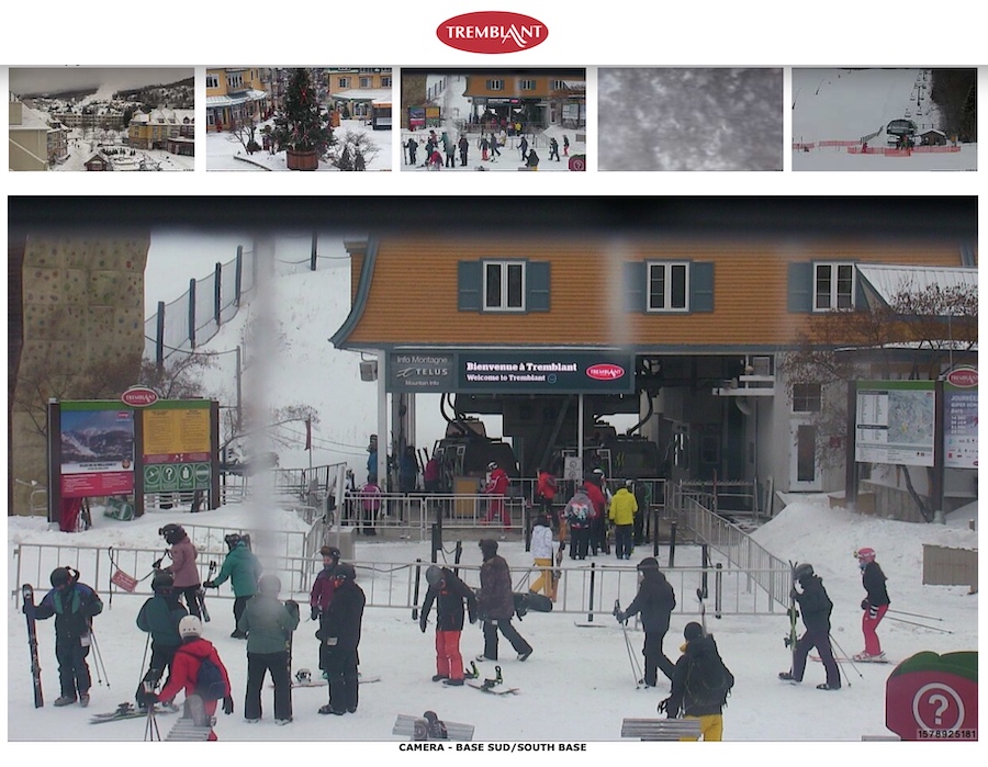 Web Cam Snap Shots Courtesy of Tremblant.ca.