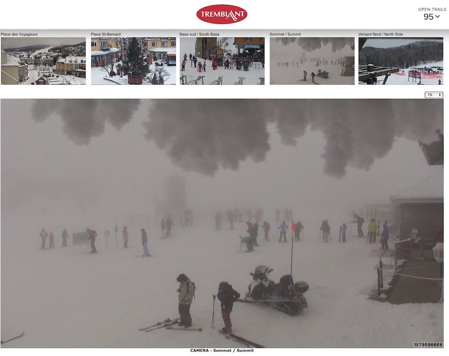 Web Cam Snap Shots Courtesy of Tremblant.ca