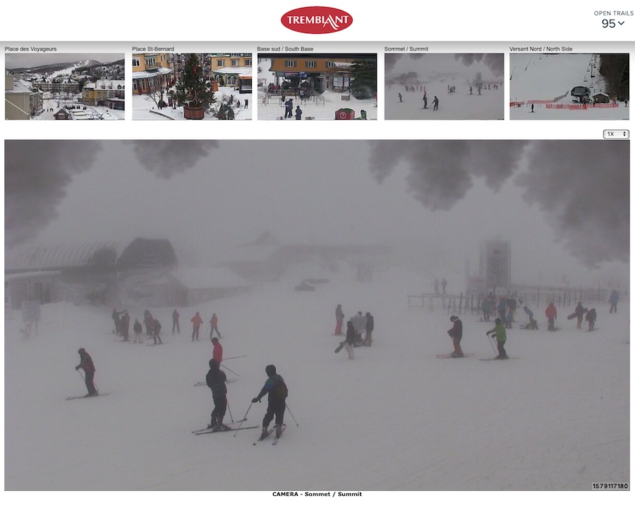 Web Cam Snap Shots Courtesy of Tremblant.ca