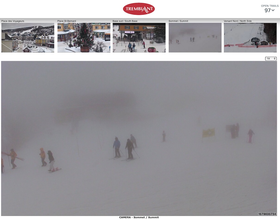 Web Cam Snap Shots Courtesy of Tremblant.ca