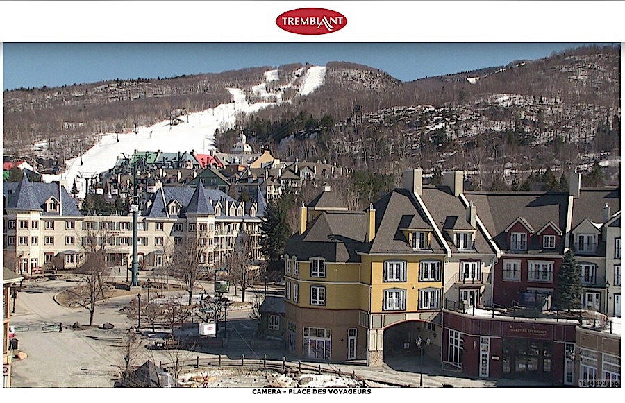 Web Cam Snap Shot Courtesy of Tremblant.ca
