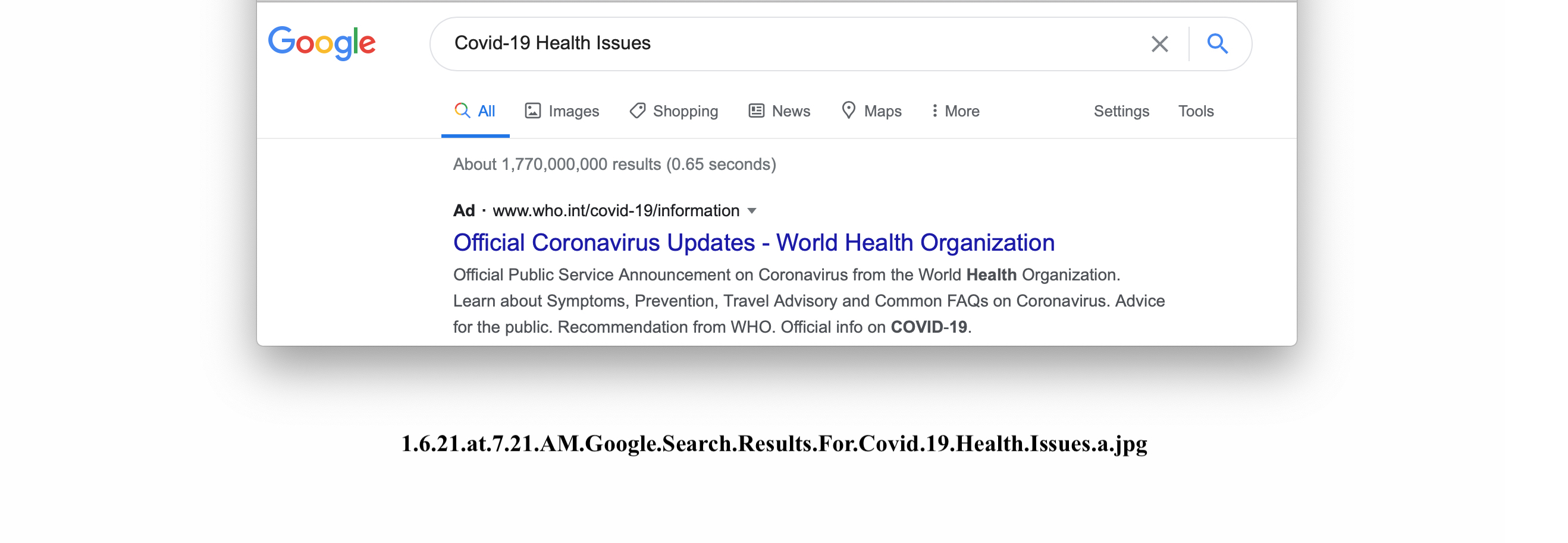Screenshot Courtesy of Google /Internet Commons.