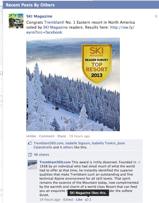 Archival Screenshot courtesy of Ski Magazine Facebook page.