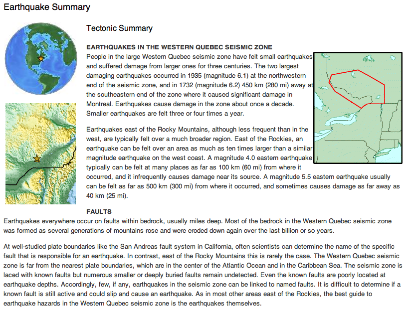 ScreenShots courtesy of United States Geological Service (USGS)
