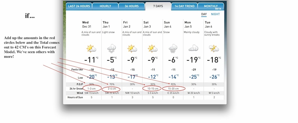 Screenshot Courtesy of The Weather Network
