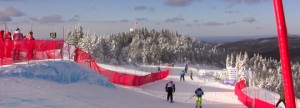 The start of Tremblant's 24h race course