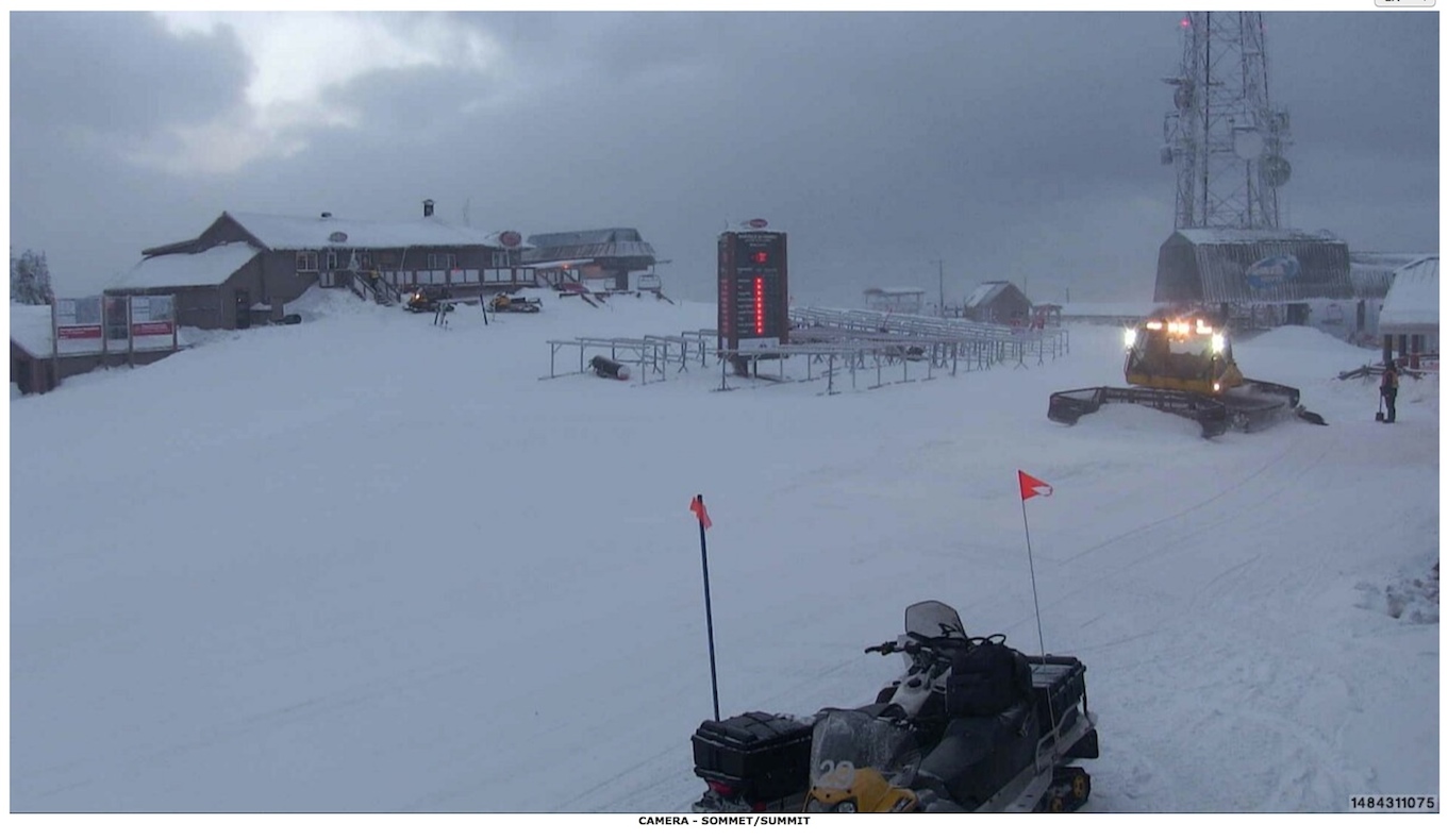 Web Cam Snap Shot Courtesy of Tremblant.ca