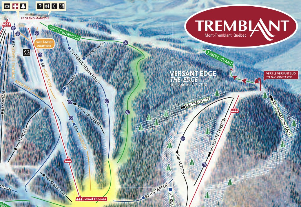 Screenshot courtesy of www.tremblant.ca downloadable pdf Trail Map file.