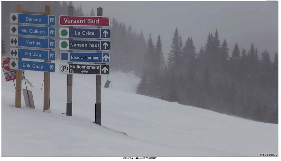Web Cam Snap Shot Courtesy of Tremblant.ca