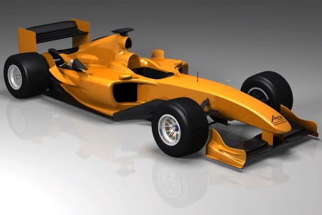 C.A.D. Image of the A1GP car courtesy of A1GP.com