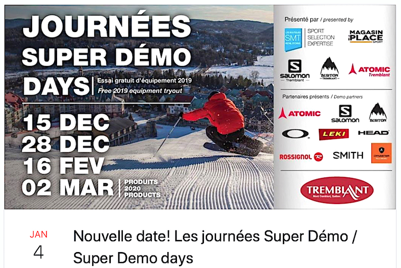 Screenshot Courtesy of Tremblant.ca