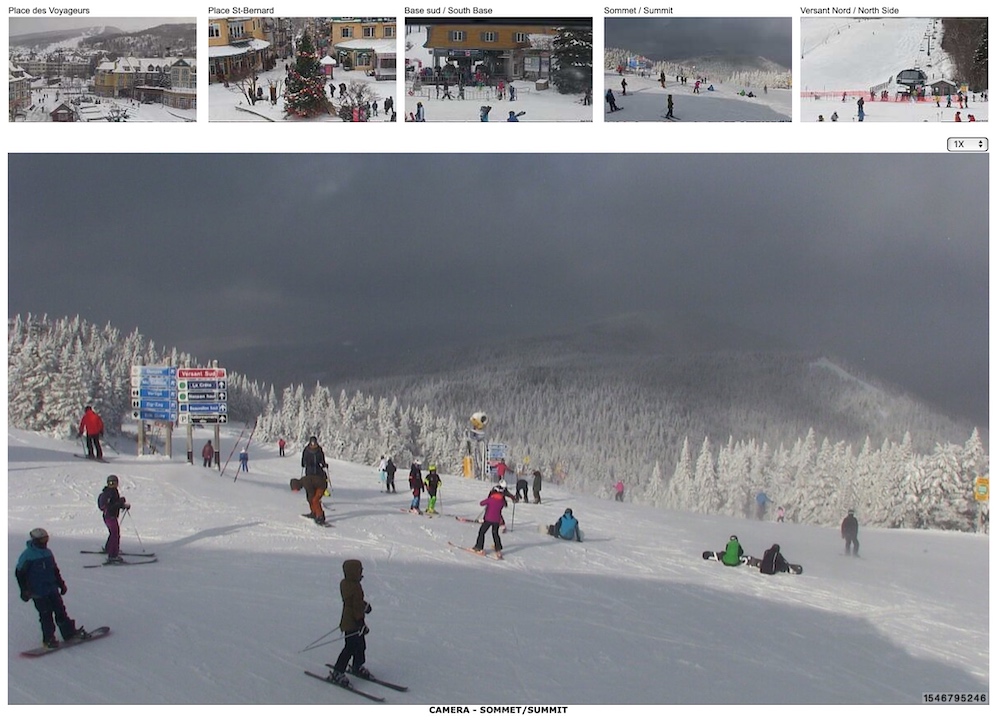 Web Cam Snap Shots Courtesy of Tremblant.ca