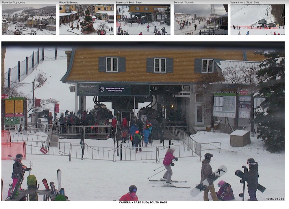 Web Cam Snap Shots Courtesy of Tremblant.ca