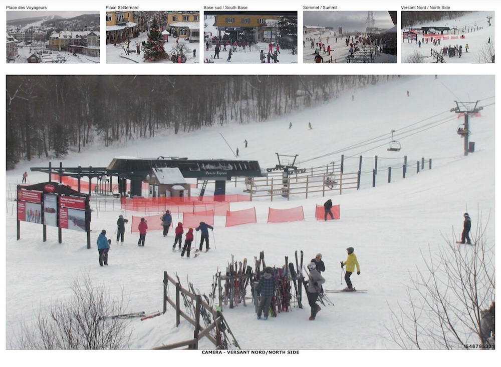 Web Cam Snap Shots Courtesy of Tremblant.ca