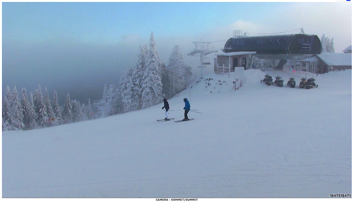 Web Cam Snap Shot Courtesy of Tremblant.ca