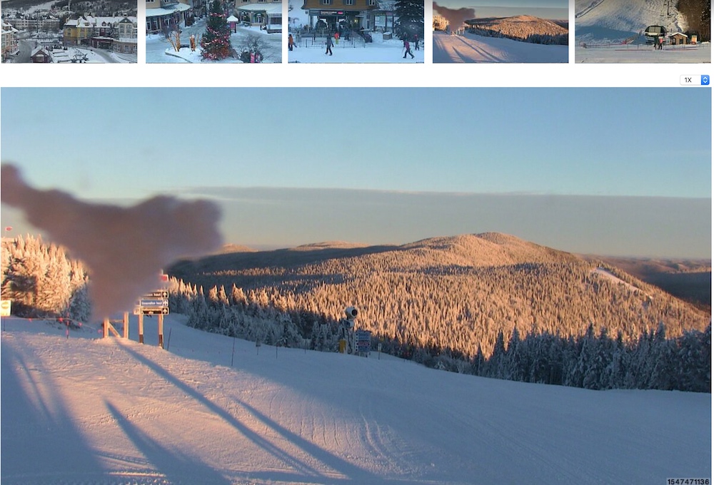 Web Cam Snap Shot Courtesy of Tremblant.ca