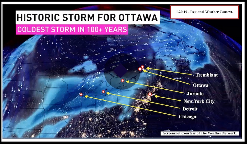 Screenshot Courtesy of The Weather Network.
