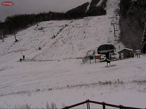 Top to Bottom, Side to Side... Here's the final proof we got Snow on the whole Mountain today.