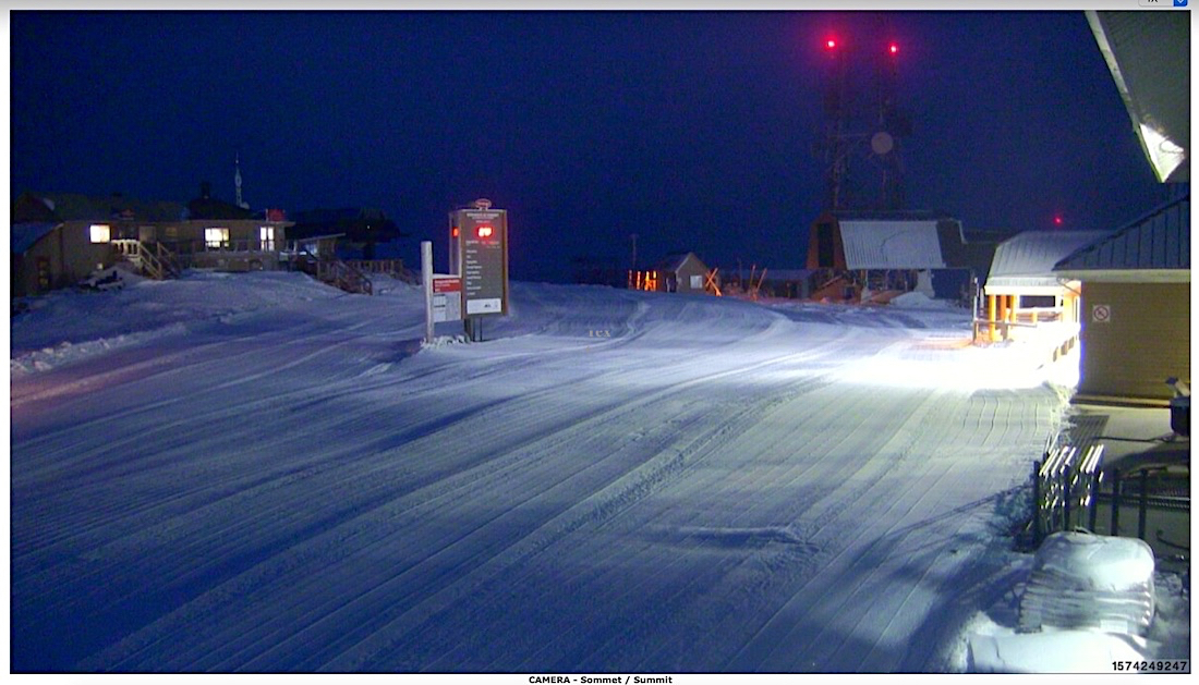 Webcam Snap Shot Courtesy of Tremblant.ca