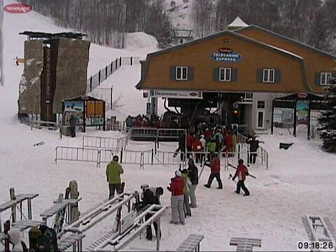 Web Cam Snap Shot Courtesy of www.tremblant.ca