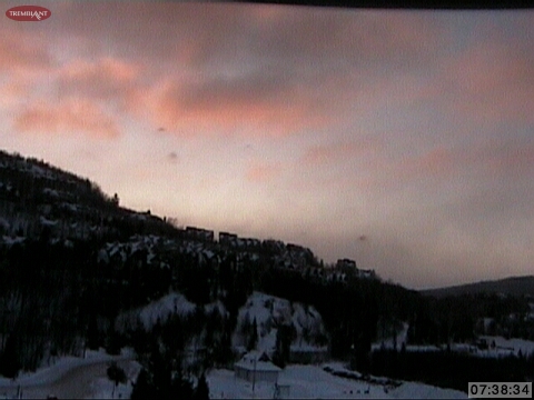 A beautiful sunrise over the valley