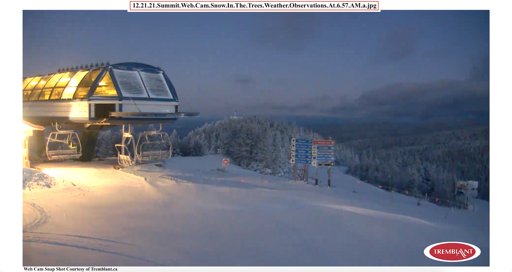 12.21.21.Summit.Web.Cam.Snow.In.The.Trees.Weather.Observations.At.6.57.AM.a.jpg