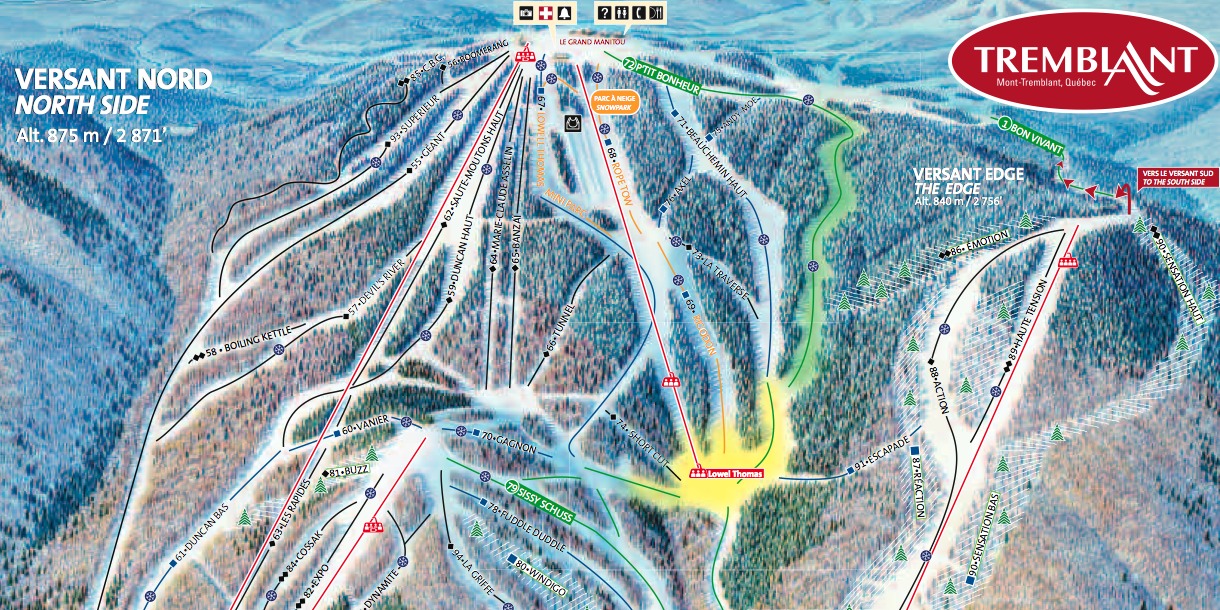 Screenshot Courtesy of www.tremblant.ca