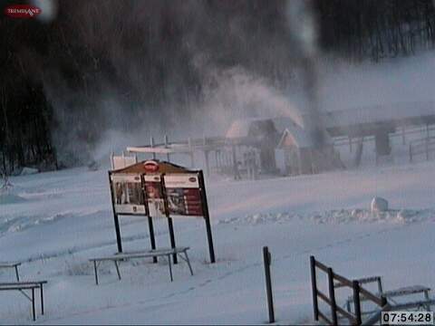Duncan Quad Chair Loading Zone gets Snow! That's a great sign that we could see it open soon.