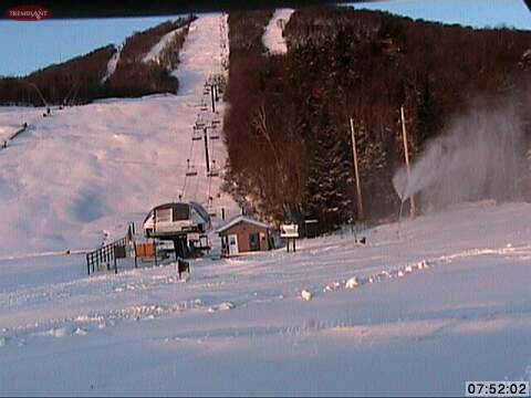 Additional North Side Preparations Continue  in these ideal Snow Making conditions