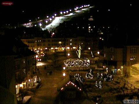 The Village has a very pretty look with all the lighting.