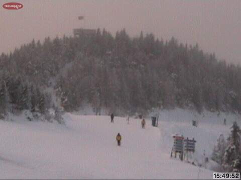 Last run as everyone makes their way off the Mountain.