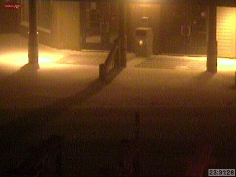 Once again, subject to verification, it looks like snow on the steps of the Grand Manitou at the summit.
