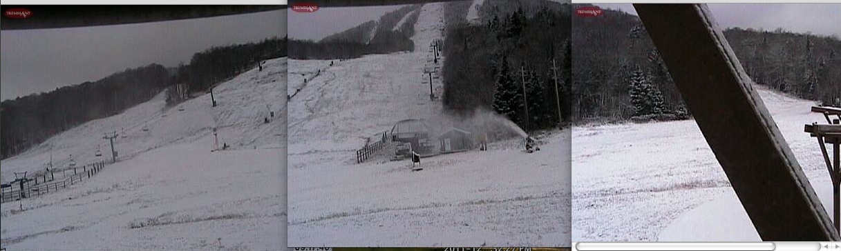 Web Cam Snap Shots Courtesy Of www.tremblant.ca