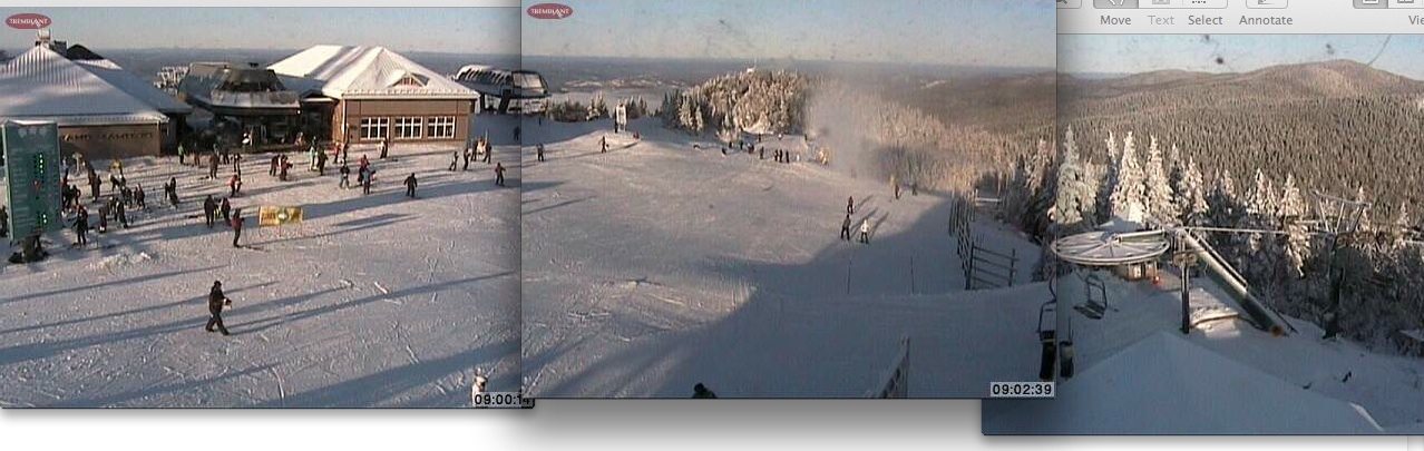 Wb Cam Snap Shots Courtesy of www.tremblant.ca