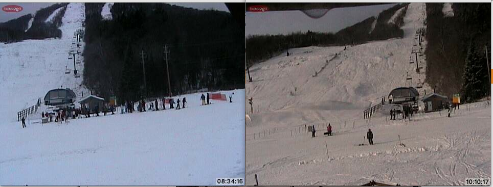 Web Cam Snap Shot Courtesy of www.tremblant.ca