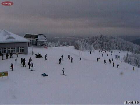 If you look at the time stamp on this Snap Shot you can see that these are the final Last Run people making their way down from the Summit. Another Great day on the slopes!