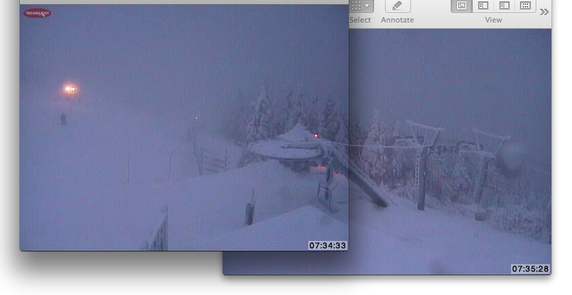 Web Cam Snap Shots Courtesy of www.tremblant.ca