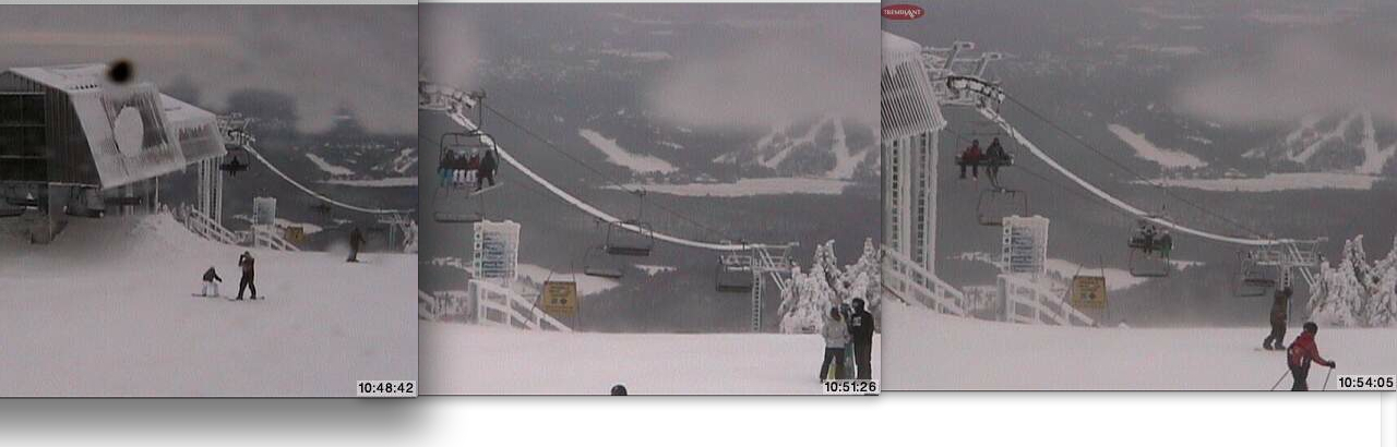 Web Cam Snap Shots Courtesy of www.tremblant.ca