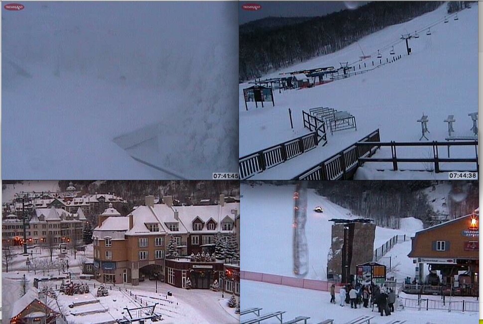 Web Cam Snap Shots Courtesy of Tremblant.ca