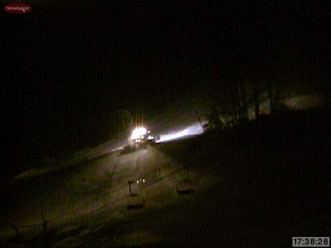 Tremblant Mountain Crews get a quick start right after the Mountain closes so everything will be set for the morning.