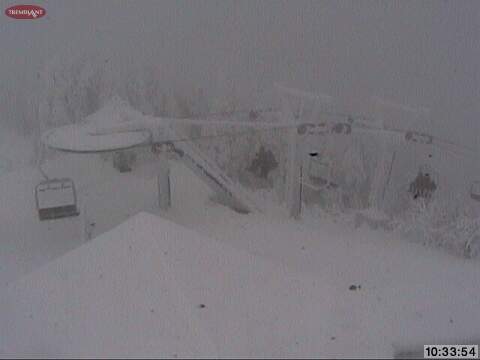 It definitely snowed on the Summit last night!