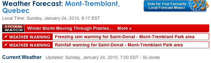 Sad to say that this is a very high probability for tomorrow, and a major reason you should try to get out today.