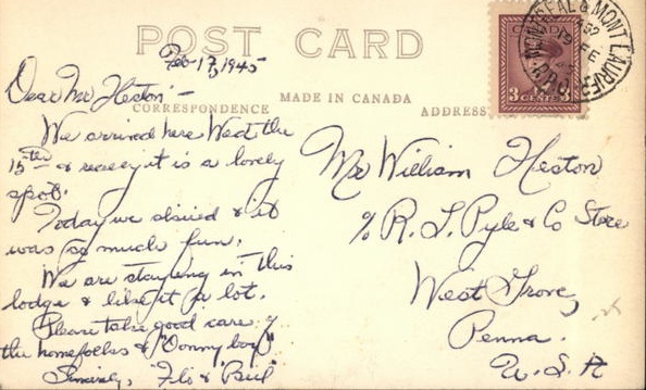 Internet Sourced Post Card Images.