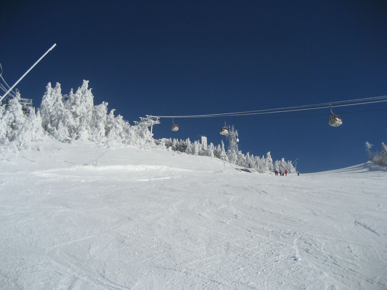 The sky is only this blue on such a crisp winter day!